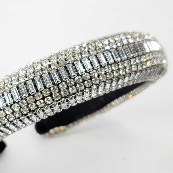 NWT Glam Bling Crystals Rhinestones Headband NEWW - Picture 8 of 9
